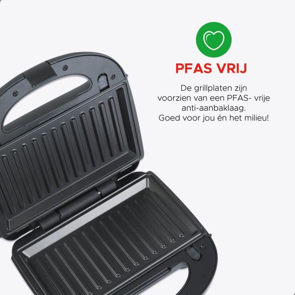 Multi Grill 3-in-1 - Tosti-ijzer - PFAS-vrij - Afbeelding 9